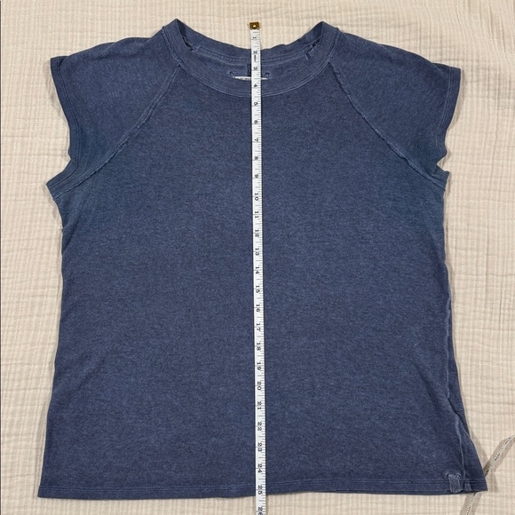 Free People Dark Blue Riley Tee - Women’s XL - Picture 4 of 5